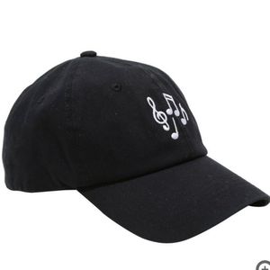 Hot Topic embroidered Music is My First Love musical note baseball cap